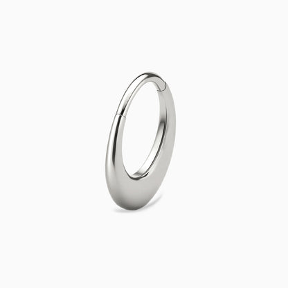 Titanium Sleek Dome Septum Front Facing Hinged Segment Clicker