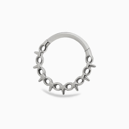 Titanium Spike Front Facing Hinged Clicker