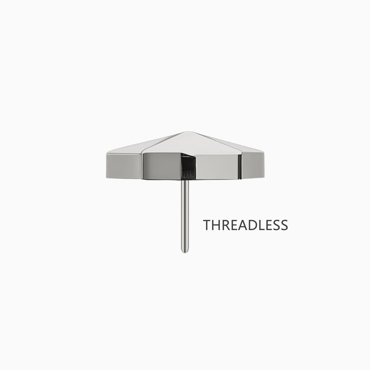 Titanium Threadless Star Top