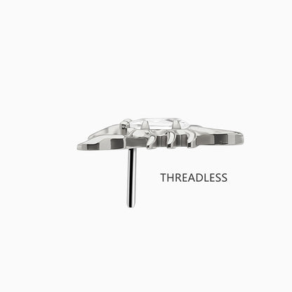 Titanium Threadless Scorpion Top