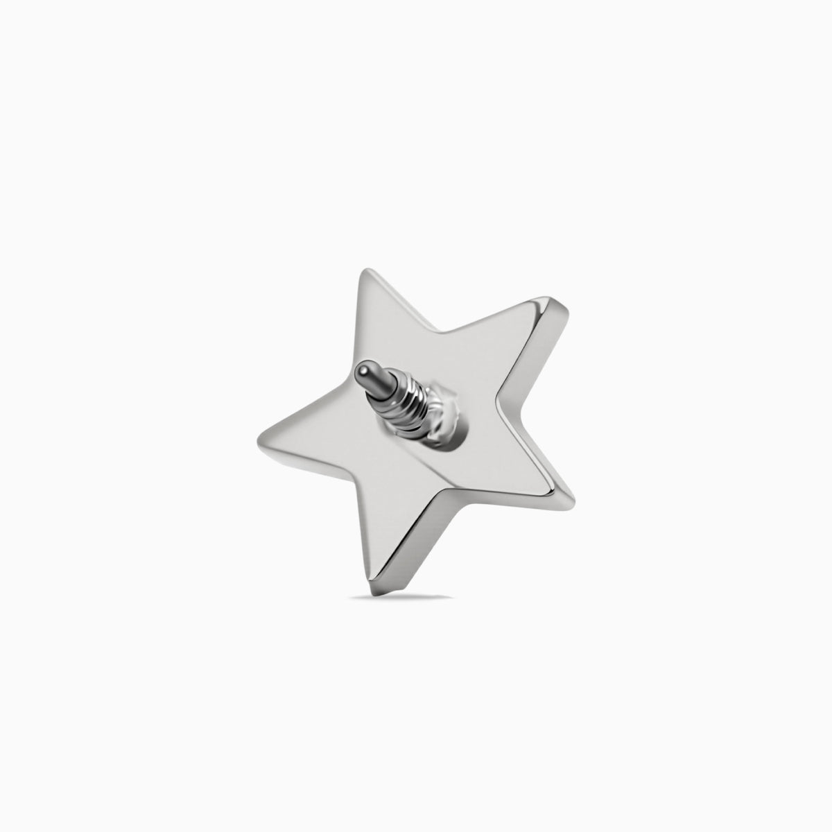 Titanium Internally Threaded CZ Star Top