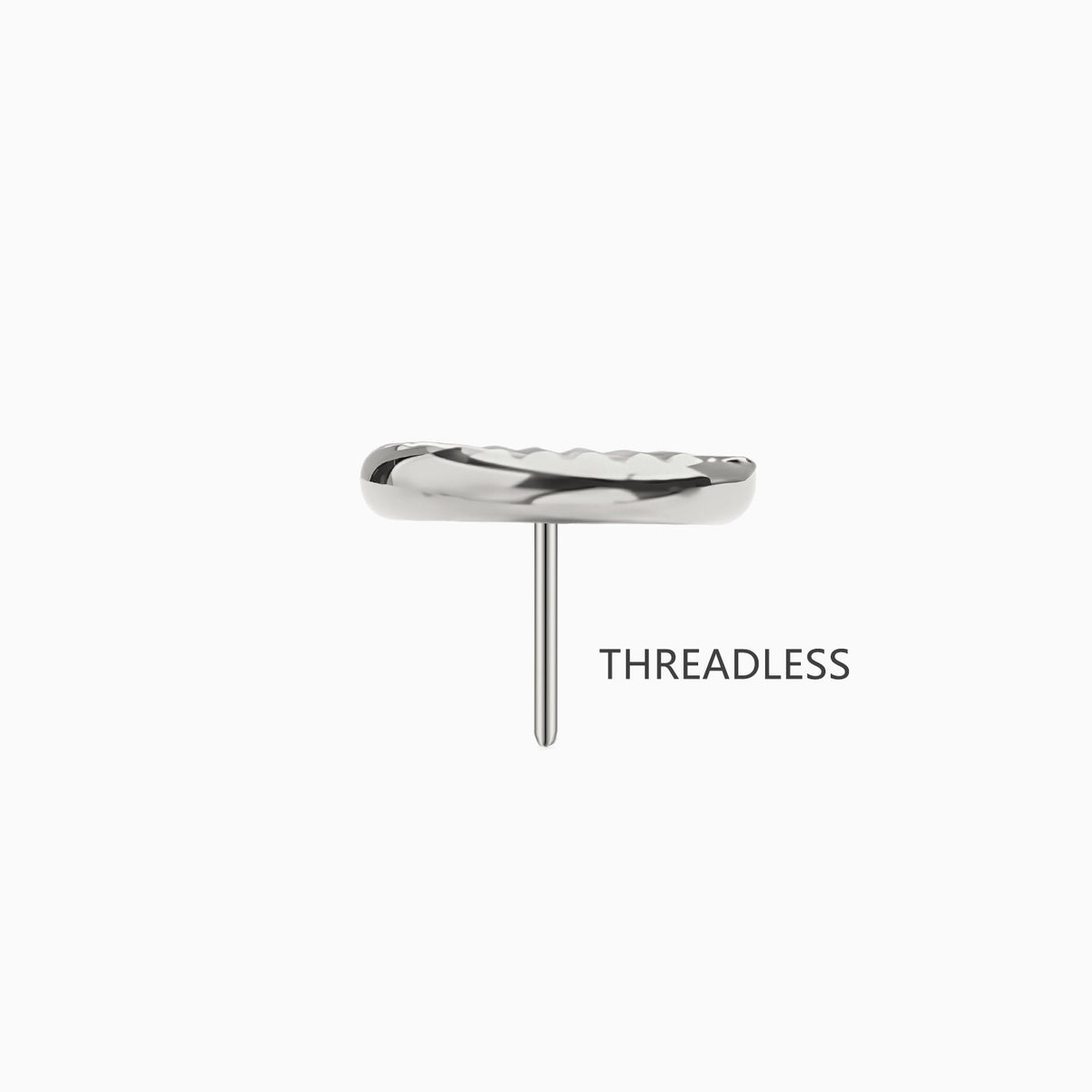 Titanium Threadless Sunburst Top