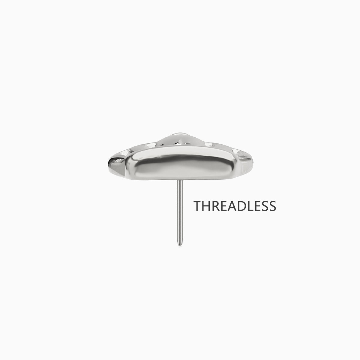 Titanium Threadless Crown Top
