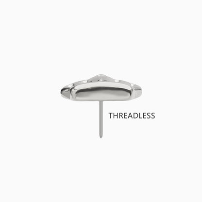Titanium Threadless Crown Top