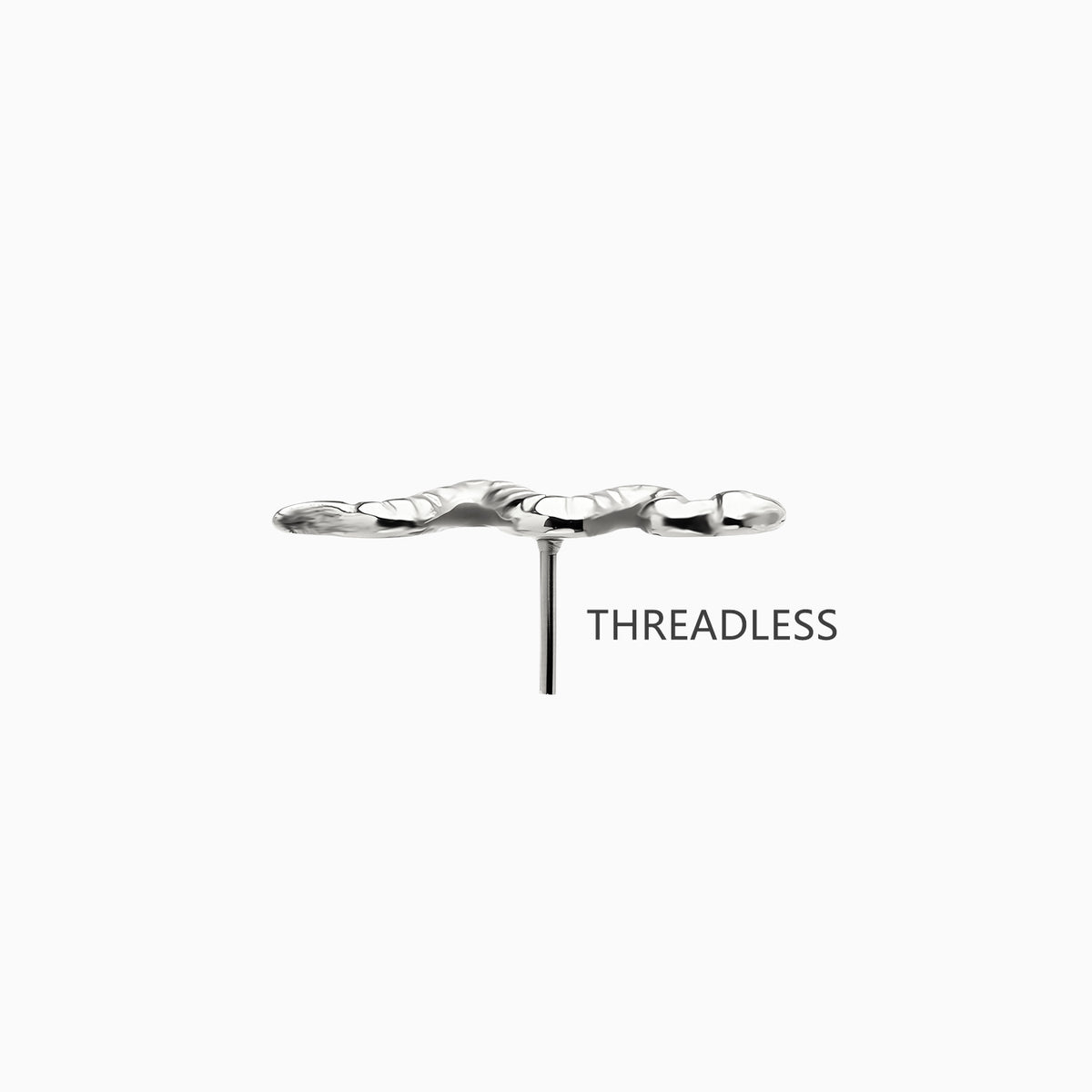 Titanium Threadless Snake Top