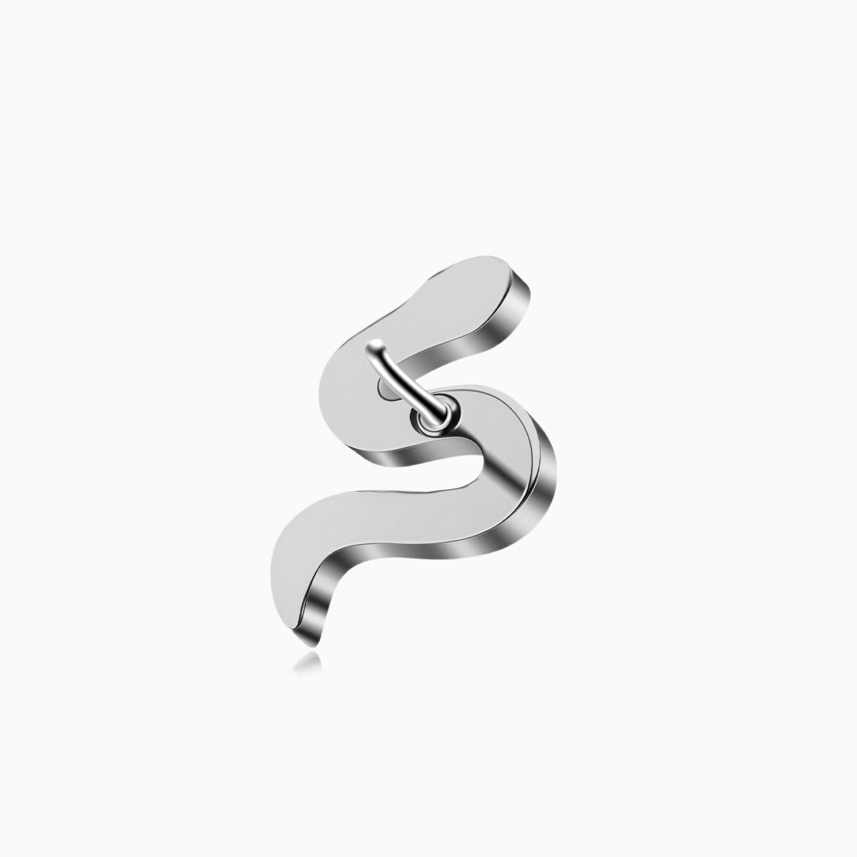 Titanium Threadless Paved Snake Top