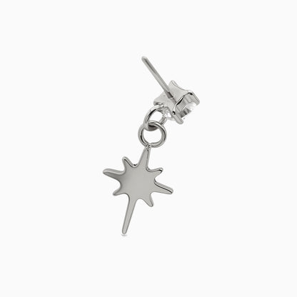 Titanium Threadless Dangle North Star Top