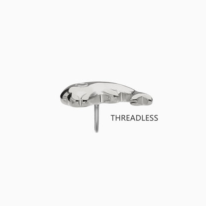 Titanium Threadless Dolphin Top