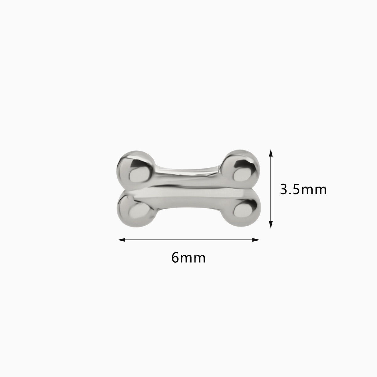 Titanium Threadless Bone Top
