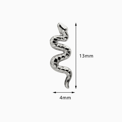 Titanium Threadless Snake Top