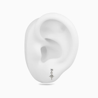 Titanium Threadless Dangle North Star Top